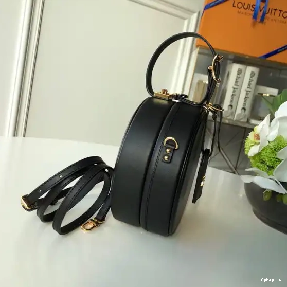 With Vuitton BOITE PETITE Leather CHAPEAU Alligator Louis 0425